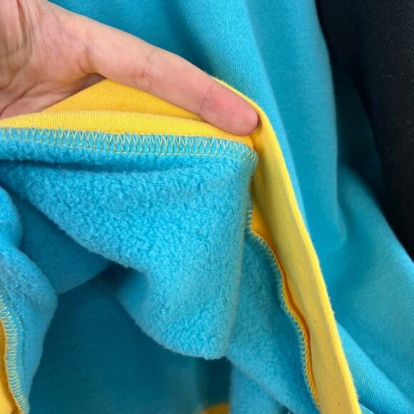 Disney Pixar Luxo Jr. & Logo Colorblock Pullover Crewneck Sweatshirt Size Large - Picture 6 of 7